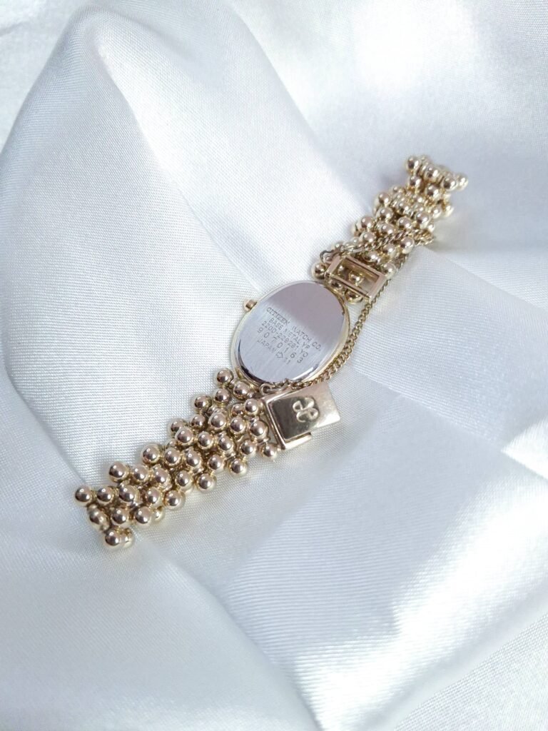 Citizen Elegance Gold Beaded Bracelet Watch, photo 5