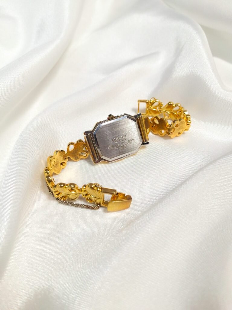 Orient Black & Gold Leaf Link Watch, foto 5