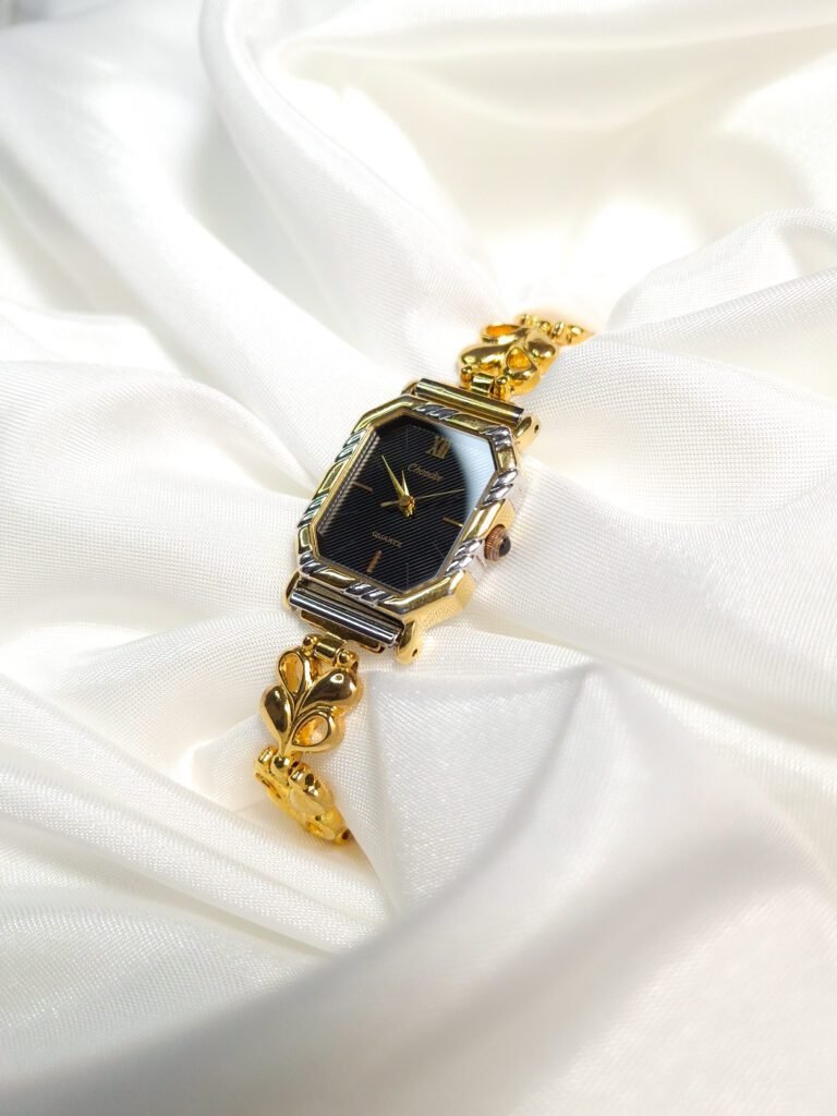 Orient Black & Gold Leaf Link Watch, foto 1