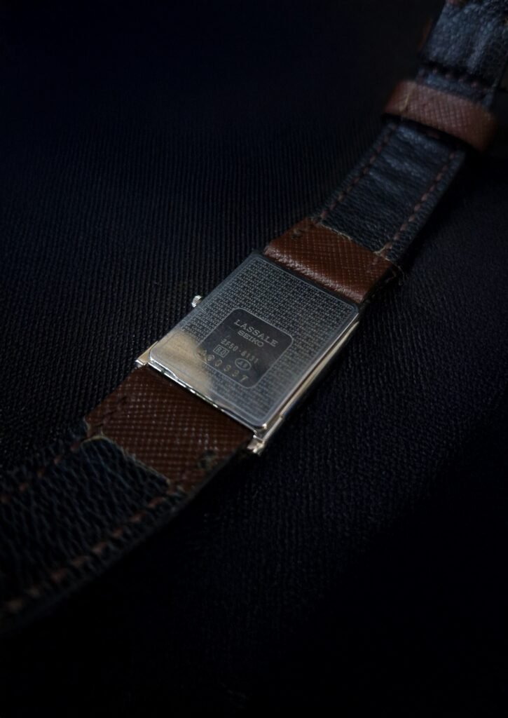 Seiko Lassale Tank White Dial Men, foto 5