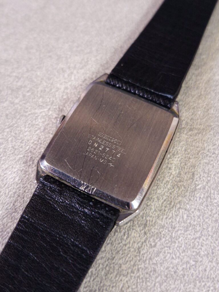 Seiko Tank Linen Silver Dial, foto 4