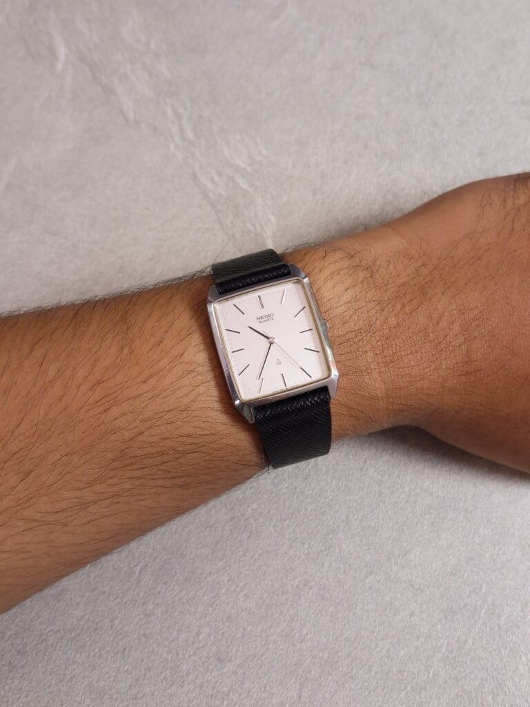Seiko Tank Linen Silver Dial, foto 2