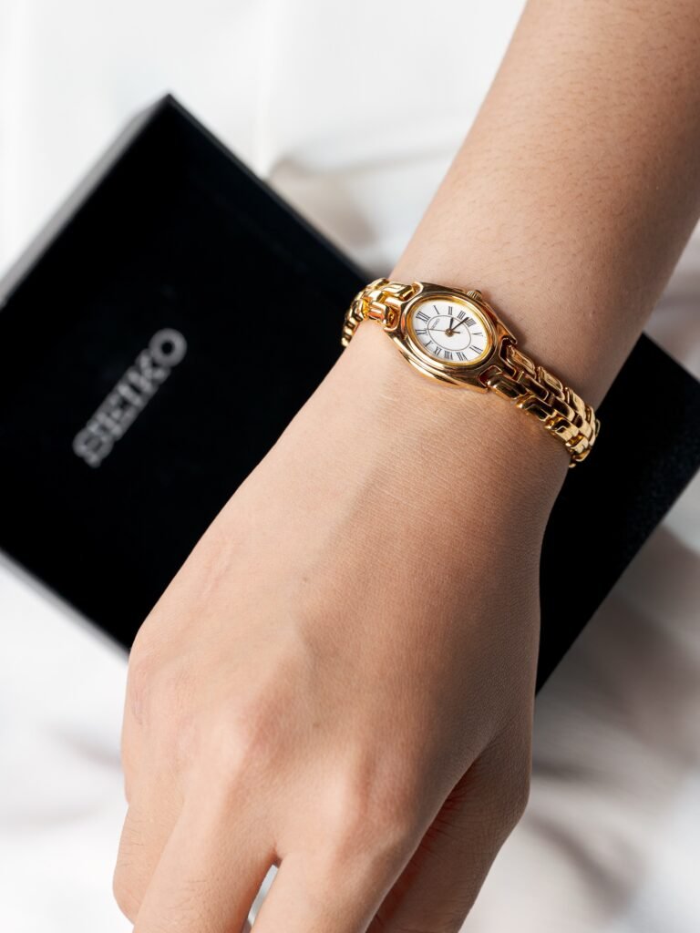 Seiko Gold Oval Roman Dial Ladies Watch, foto 2
