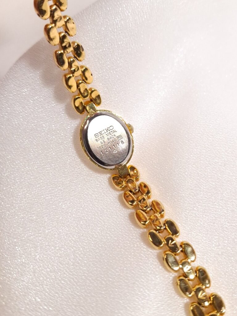 Seiko Ruby Accent Oval Bracelet Watch, photo 6