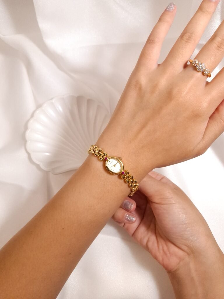 Seiko Ruby Accent Oval Bracelet Watch, photo 2