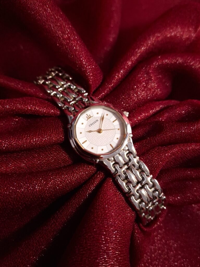 Seiko Credor Silver Textured Dial Bracelet Watch, foto 1
