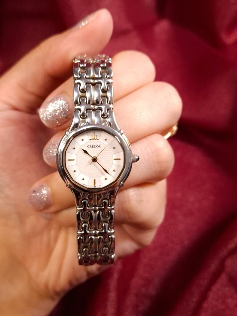 Seiko Credor Silver Textured Dial Bracelet Watch, foto 3