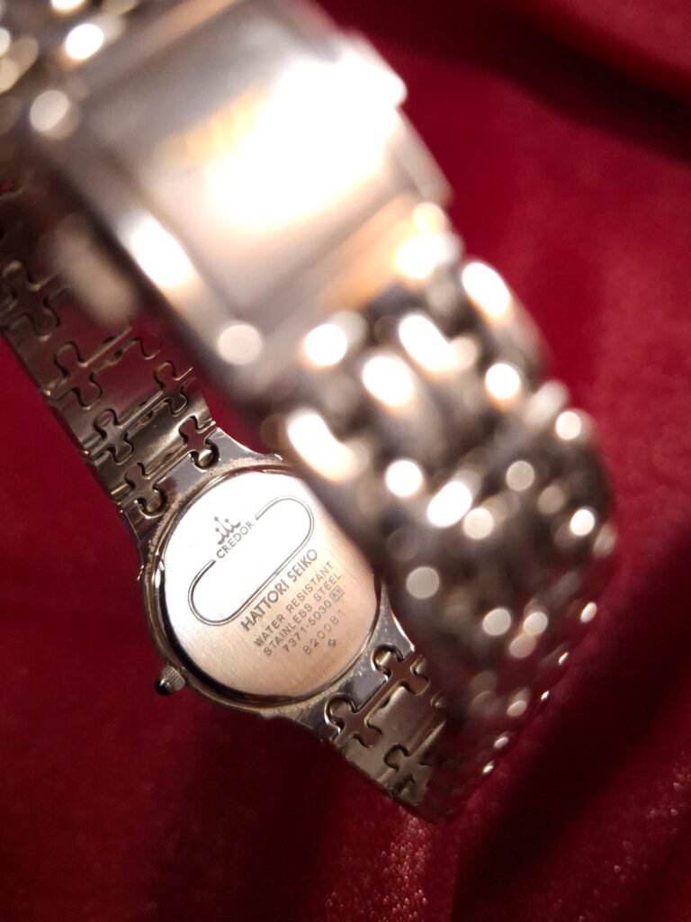 Seiko Credor Silver Textured Dial Bracelet Watch, foto 5