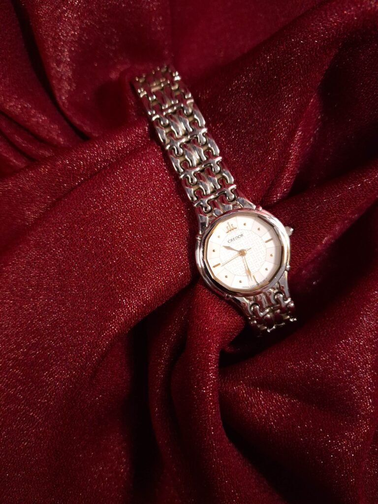 Seiko Credor Silver Textured Dial Bracelet Watch, foto 4