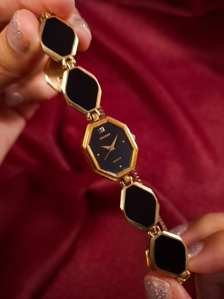 Orient Black Octagon Bracelet Watch, foto 2