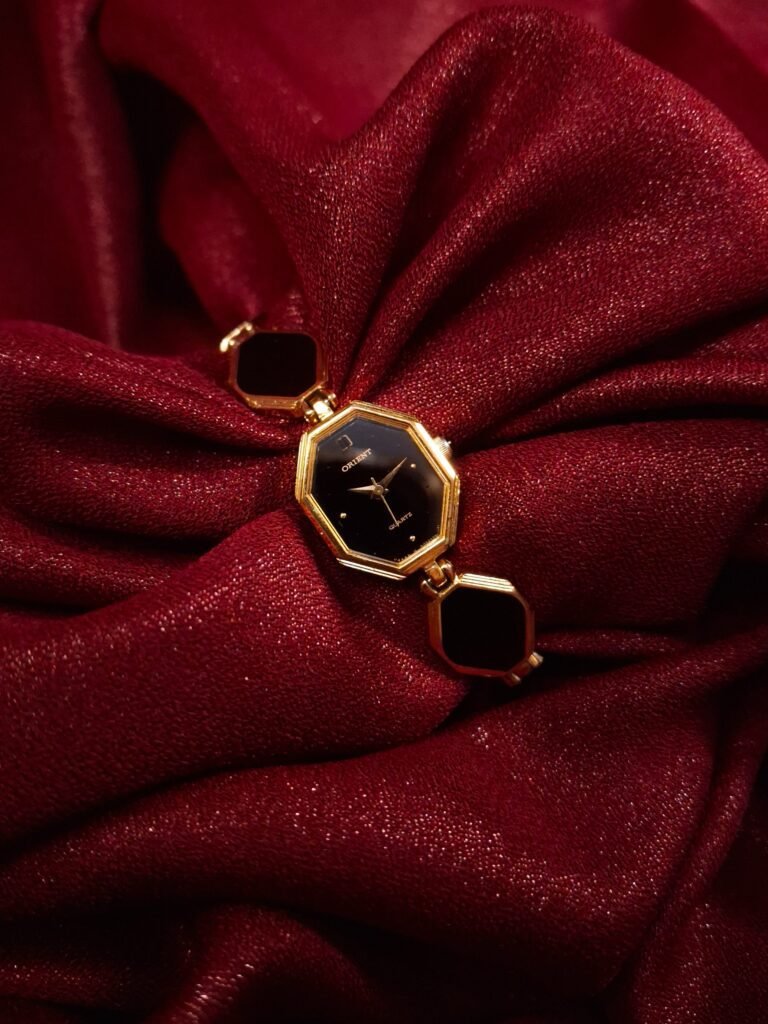 Orient Black Octagon Bracelet Watch, foto 4