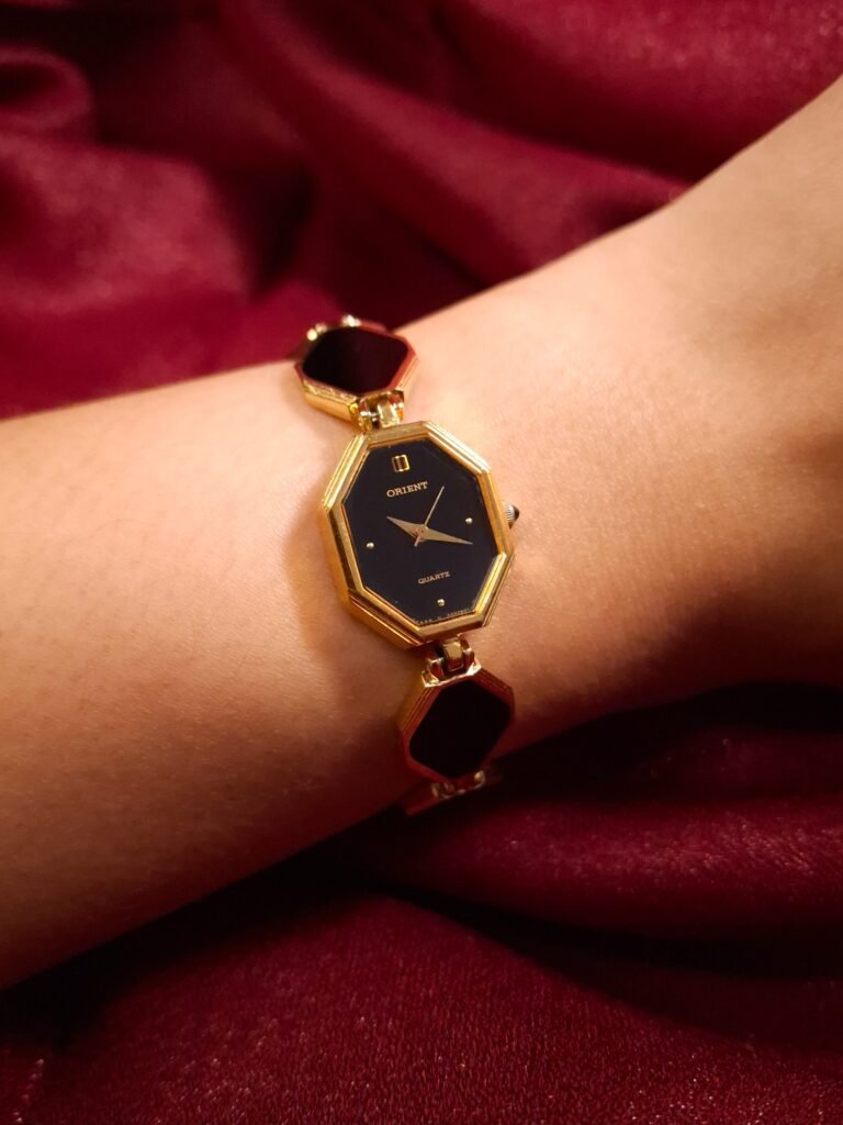 Orient Black Octagon Bracelet Watch, foto 5