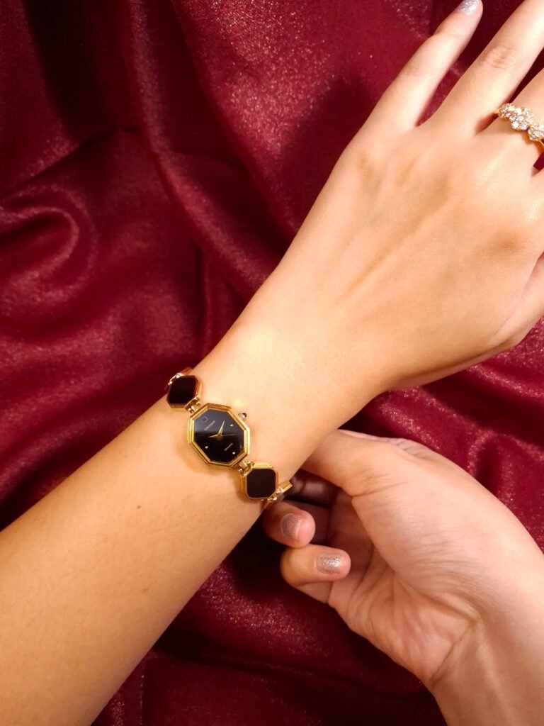 Orient Black Octagon Bracelet Watch, foto 3